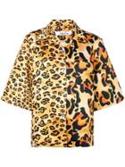 Richard Quinn Leopard Print Shirt - Yellow