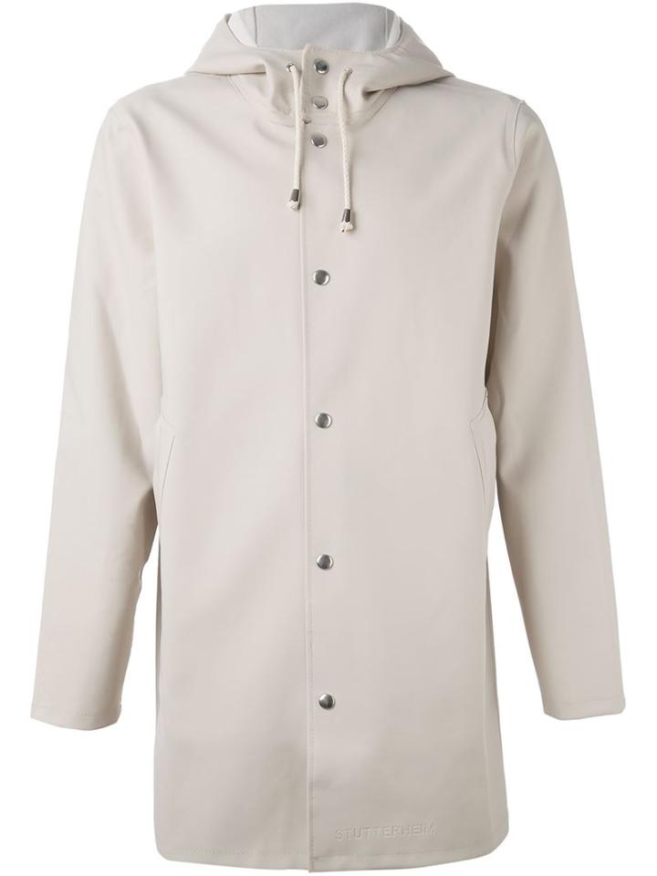 Stutterheim 'stockholm' Raincoat, Adult Unisex, Size: Xxs, Nude/neutrals, Vinyl