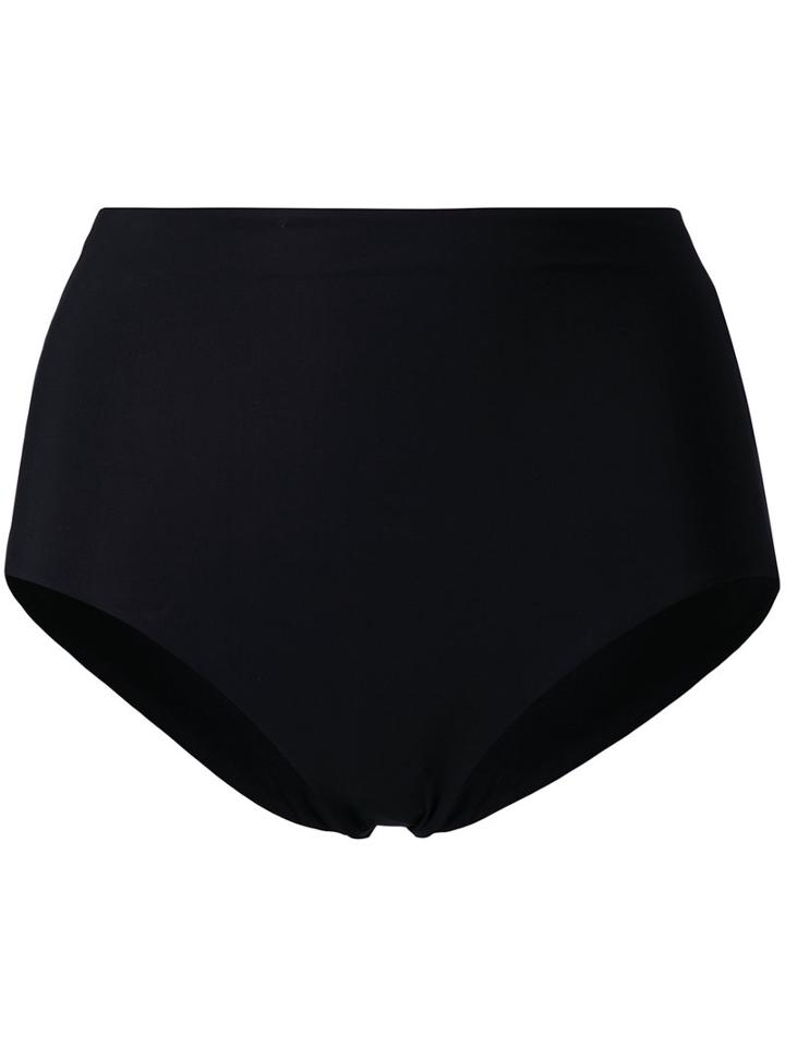 Ermanno Scervino - High-waisted Bikini Bottoms - Women - Polyamide/spandex/elastane - I, Black, Polyamide/spandex/elastane