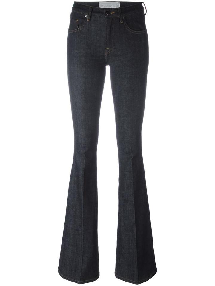 Victoria Victoria Beckham Flared Jeans, Women's, Size: 27, Cotton/polyester/spandex/elastane
