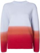 Proenza Schouler Cashmere Wool Dip-dyed Sweater - Red