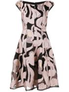 Talbot Runhof - Longley Dress - Women - Silk/polyamide/polyester/cupro - 34, Pink/purple, Silk/polyamide/polyester/cupro