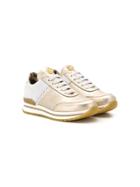Roberto Cavalli Junior Teen Two-tone Sneakers - Gold