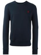 Ami Alexandre Mattiussi Ami De Coeur Sweatshirt - Blue