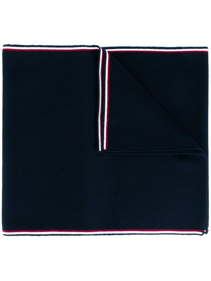 Moncler Knitted Scarf - Blue