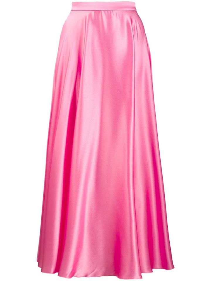 Msgm Full Maxi Skirt - Pink