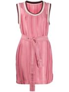 Golden Goose Belted Shift Dress - Pink