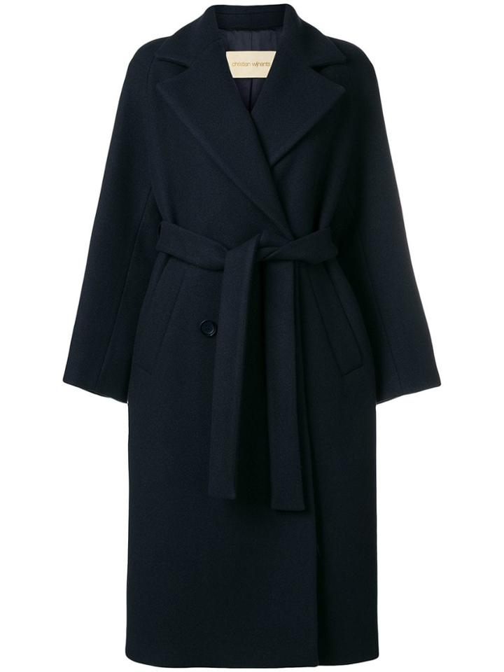 Christian Wijnants Carlea Robe Coat - Blue