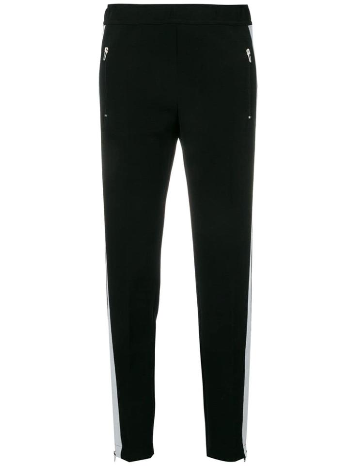 Ermanno Ermanno Side-stripe Fitted Trousers - Black