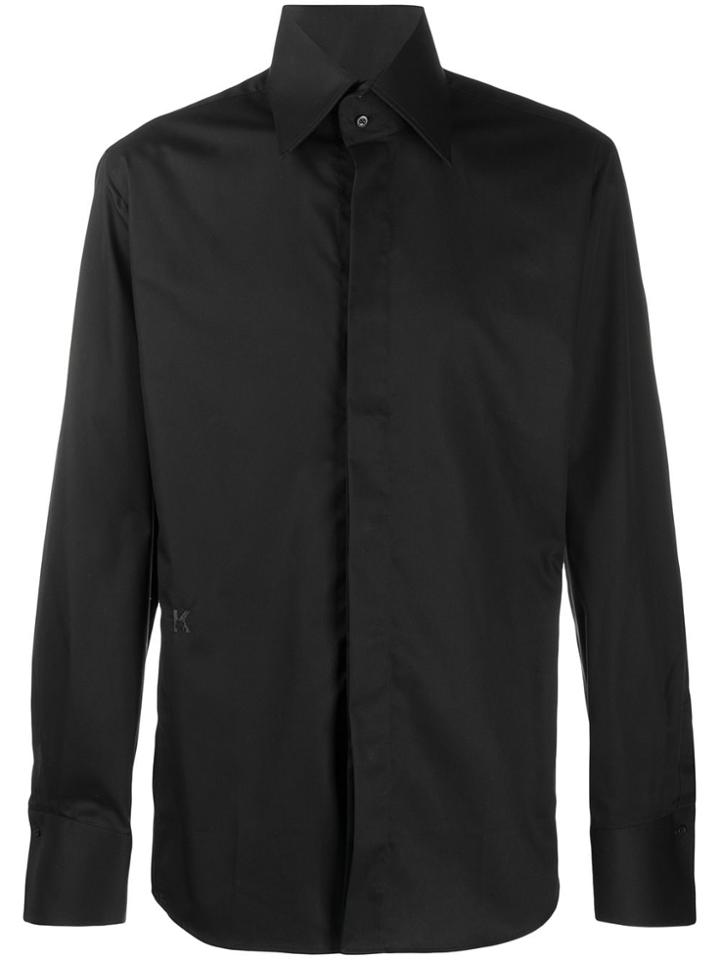 Karl Lagerfeld Shark Collar Shirt - Black