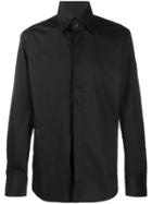 Karl Lagerfeld Shark Collar Shirt - Black
