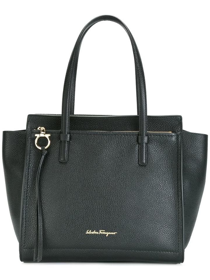 Salvatore Ferragamo - Amy Tote - Women - Leather - One Size, Women's, Black, Leather
