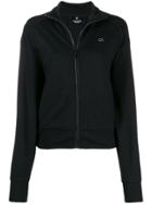 Calvin Klein Zipped Logo Sweater - Black