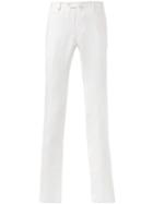 Corneliani - Tapered Trousers - Men - Linen/flax - 48, White, Linen/flax