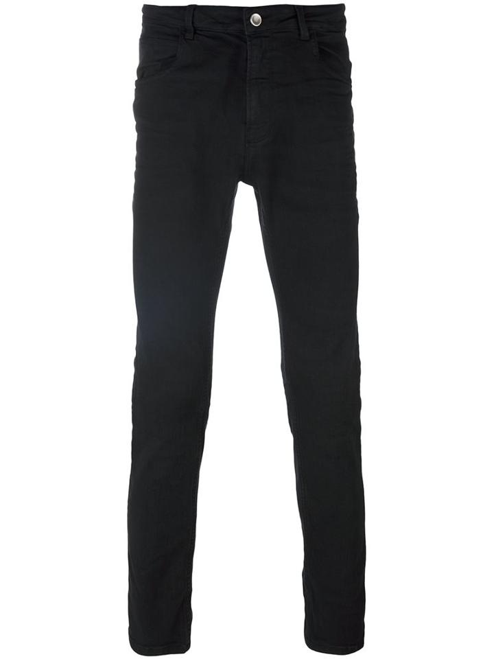 Poème Bohémien Slim Fit Jeans, Men's, Size: 46, Black, Cotton/spandex/elastane