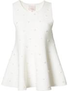 Cinq A Sept Embroidered Top, Women's, Size: Large, White, Viscose/nylon
