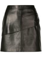 Givenchy Mini Leather Skirt - Black