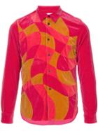 Comme Des Garçons Pre-owned Wave Panel Shirt - Pink