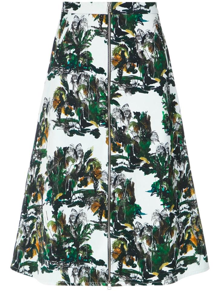 Andrea Marques Printed Midi Skirt - Est Veredas