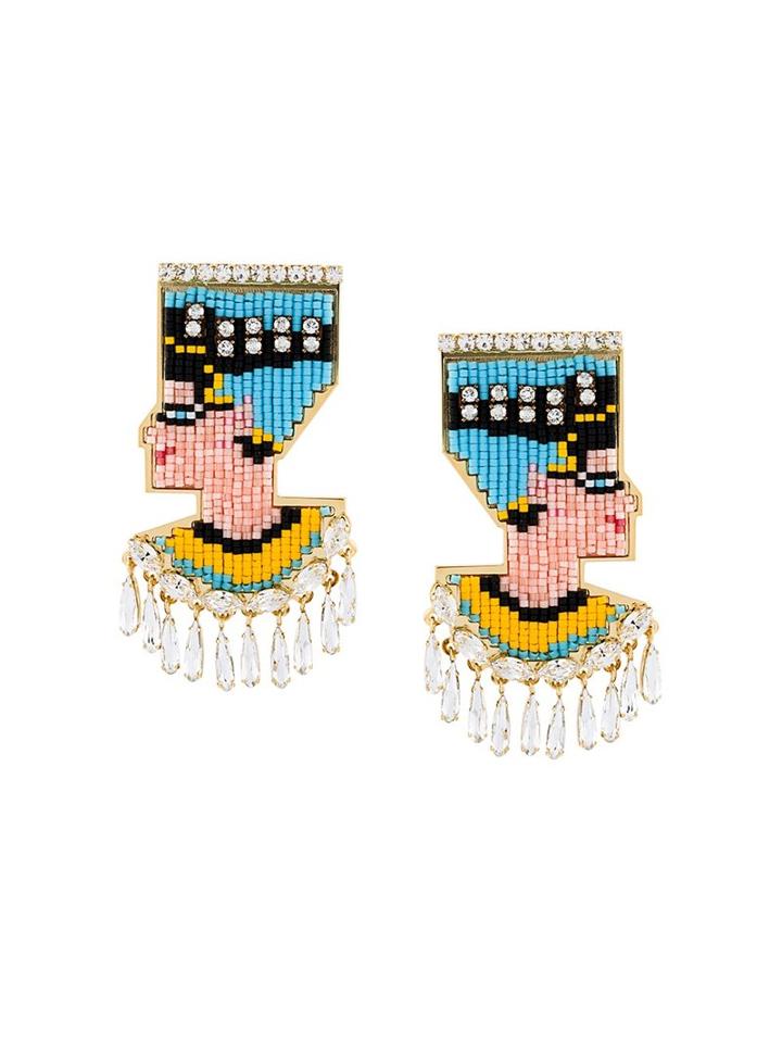 Shourouk 'nefertiti Bo' Clip-on Earrings, Women's