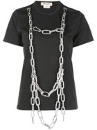 Comme Des Garçons Chain Harness T-shirt - Black