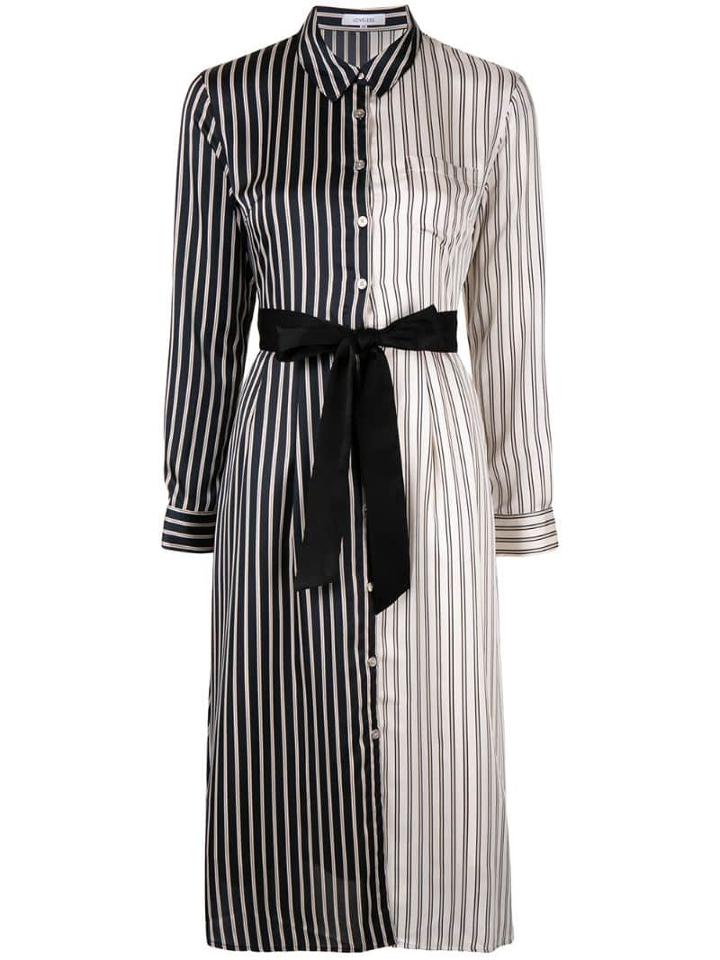 Loveless Belted Shirt Dress - Black