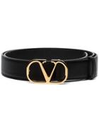 Valentino Go Logo Belt - Black