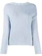 Aragona Crew-neck Cashmere Sweater - Blue