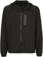 The Upside Hooded Zipped Jacket - Black