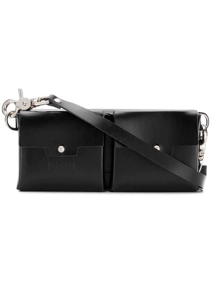 Niels Peeraer Envelope Shoulder Bag - Black
