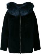 Liska Clermon Fur Jacket - Blue