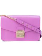 Furla - Studded Chain Strap Bag - Women - Leather - One Size, Pink/purple, Leather