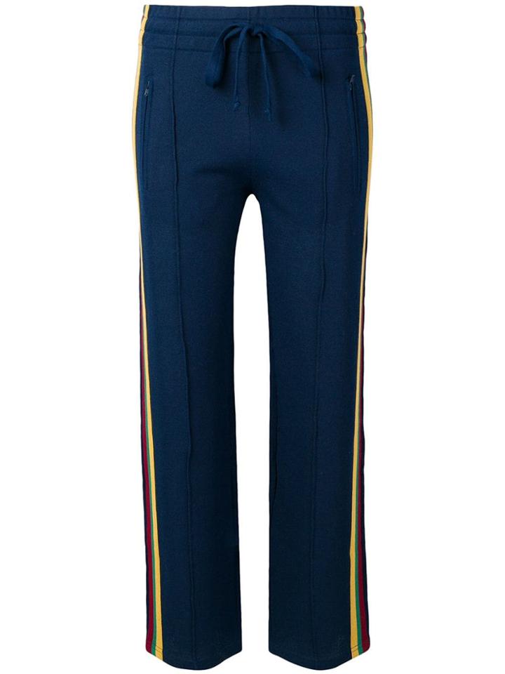 Isabel Marant Étoile Contrasting Side Panels Trousers - Blue