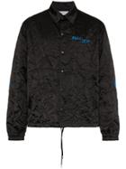 Facetasm Logo Creased Jacket - Black