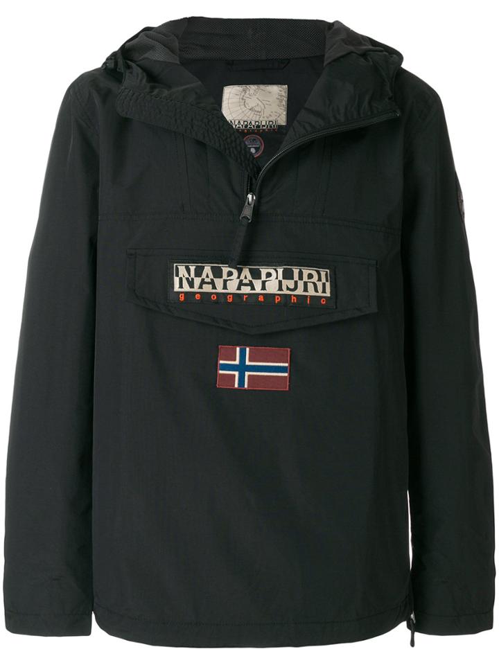 Napapijri Logo Windbreaker - Black