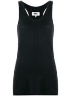 Mm6 Maison Margiela Scoop Neck Tank Top - Black