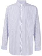 Comme Des Garçons Shirt Forever Vertical Striped Shirt - Blue