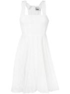 Twin-set Anglaise Broderie Flared Dress - White