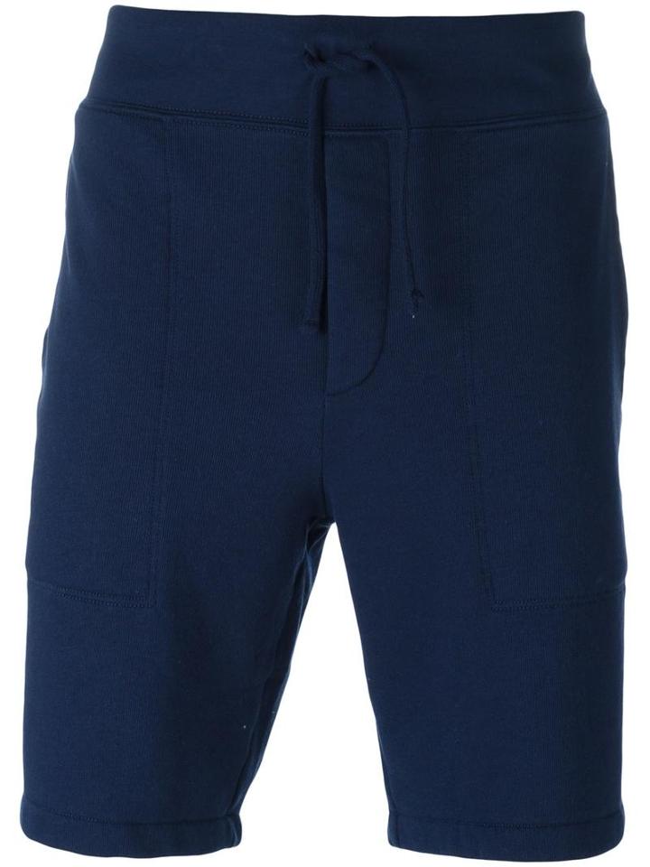 Polo Ralph Lauren Classic Track Shorts, Men's, Size: Large, Blue, Cotton/polyester/modal