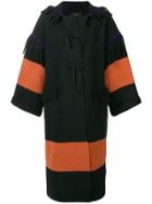 Alanui Oversized Fringe Detail Coat - Black