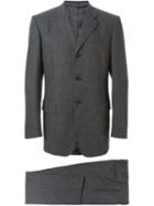 Dolce & Gabbana Vintage Pinstripe Suit, Men's, Size: 50, Grey