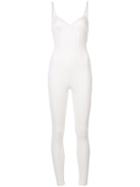 Fenty X Puma - Lace Detail Full Bodysuit - Women - Polyester/spandex/elastane - Xs, White, Polyester/spandex/elastane