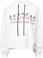 Adaptation Adapt Or Die Hoodie - White