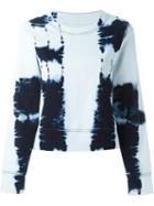 Mm6 Maison Margiela Tie-dye Design Sweatshirt