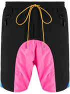 Rhude Contrast Panel Swim Shorts - Black