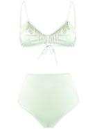 Oseree 20s Pearls Bikini - Green
