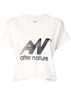 Aalto Cropped V-neck Top - Nude & Neutrals