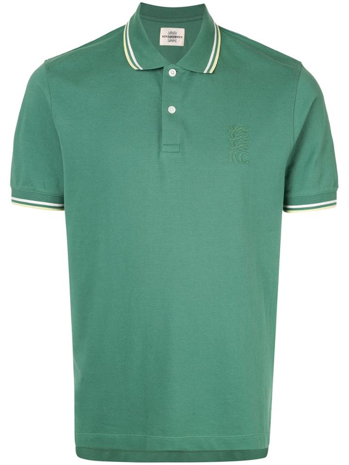 Kent & Curwen Contrast Trim Polo Shirt - Green