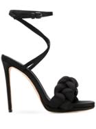 Marco De Vincenzo Open-toe Woven Sandals - Black