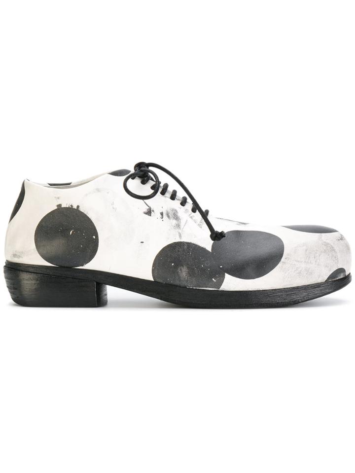 Marsèll Spotted Lace-up Derbies - White